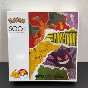Buffalo Games Pokemon Urban Grit 500 Piece Jigsaw Puzzle NEW  SALE🔴3/$25🔴